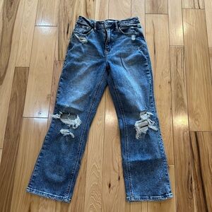 Willow & Root Distressed Blue Jeans size 26